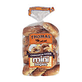 Thomas' Bagels Mini Cinnamon Raisin 12 Ct Full-Size Picture